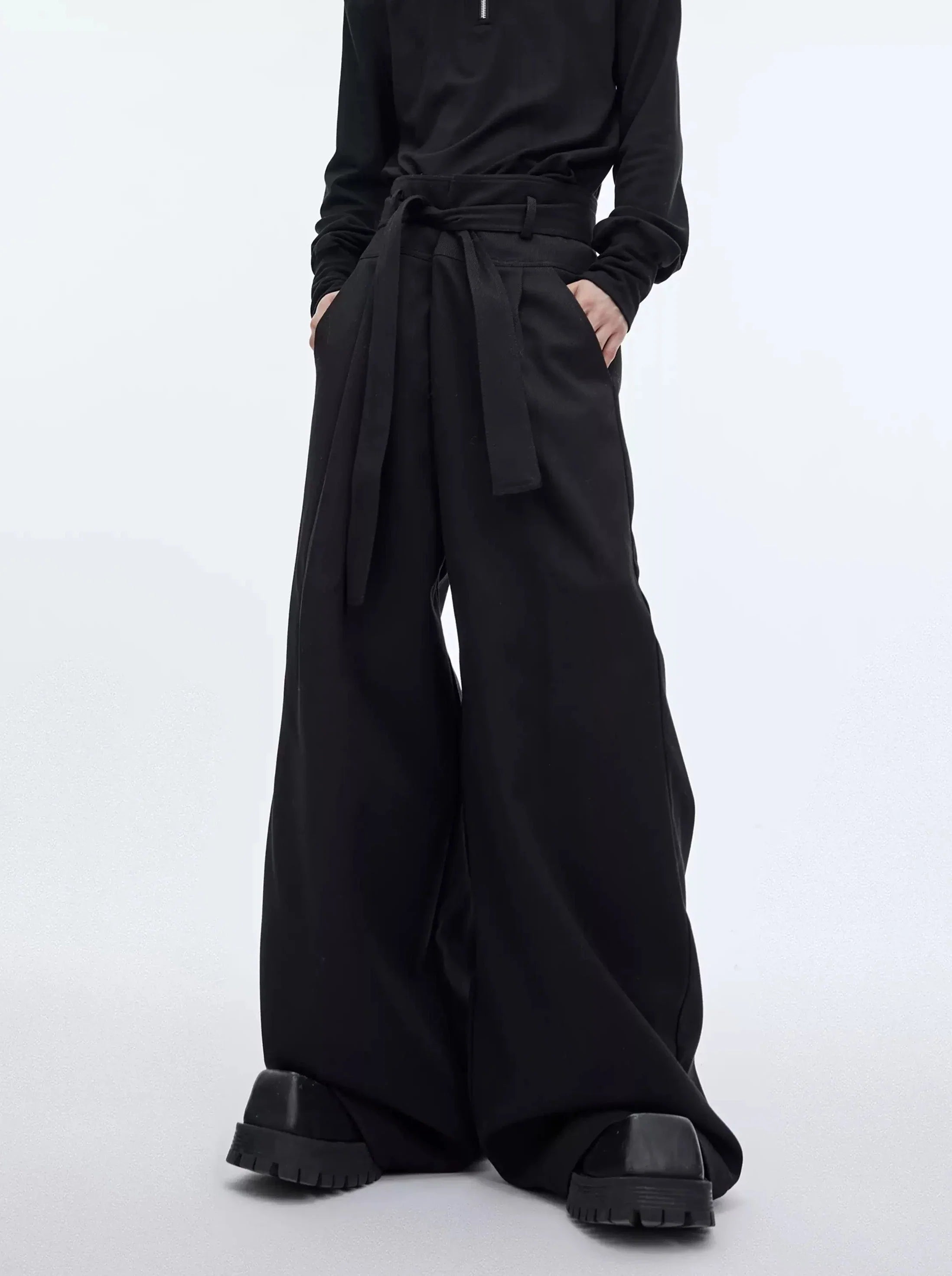 Heavyweight Wide Leg Cut Pants