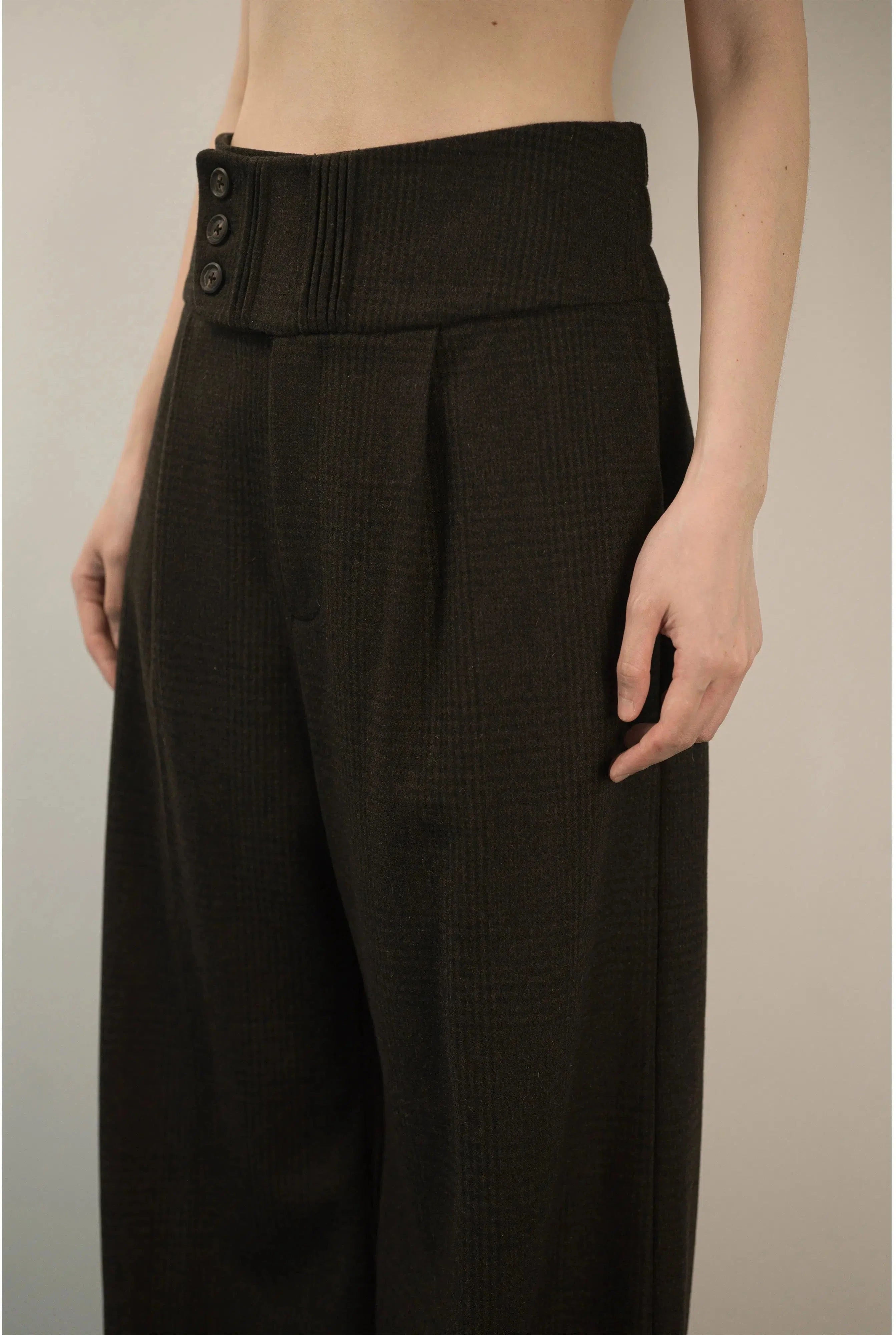 Vintage Pattern Lined Pants