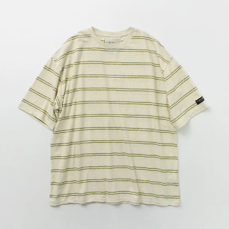 ILL ONE EIGHTY / Retro stripe T-shirt