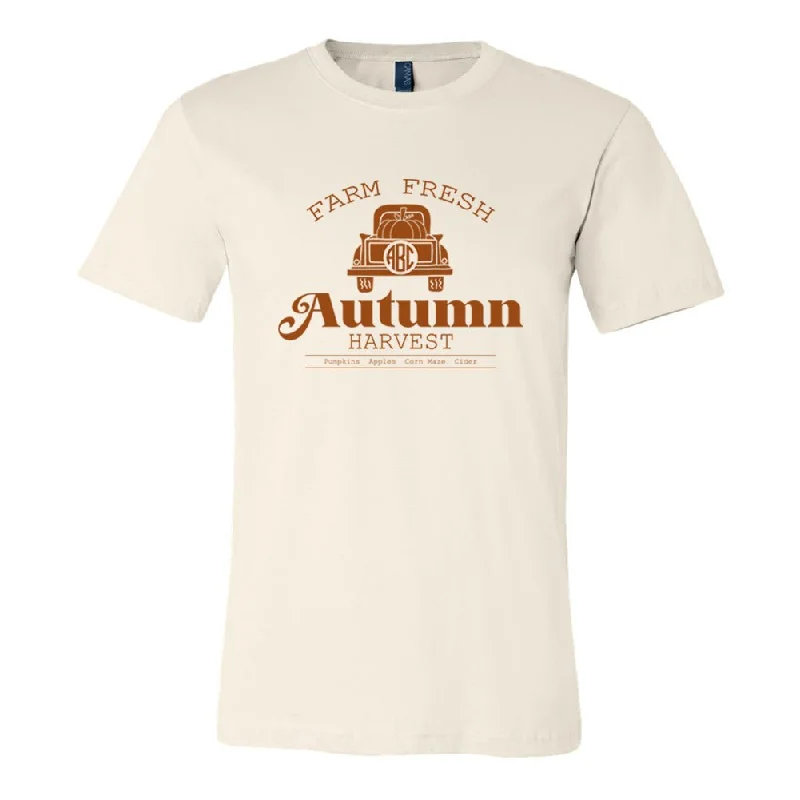 Monogrammed 'Autumn Harvest' Premium T-Shirt