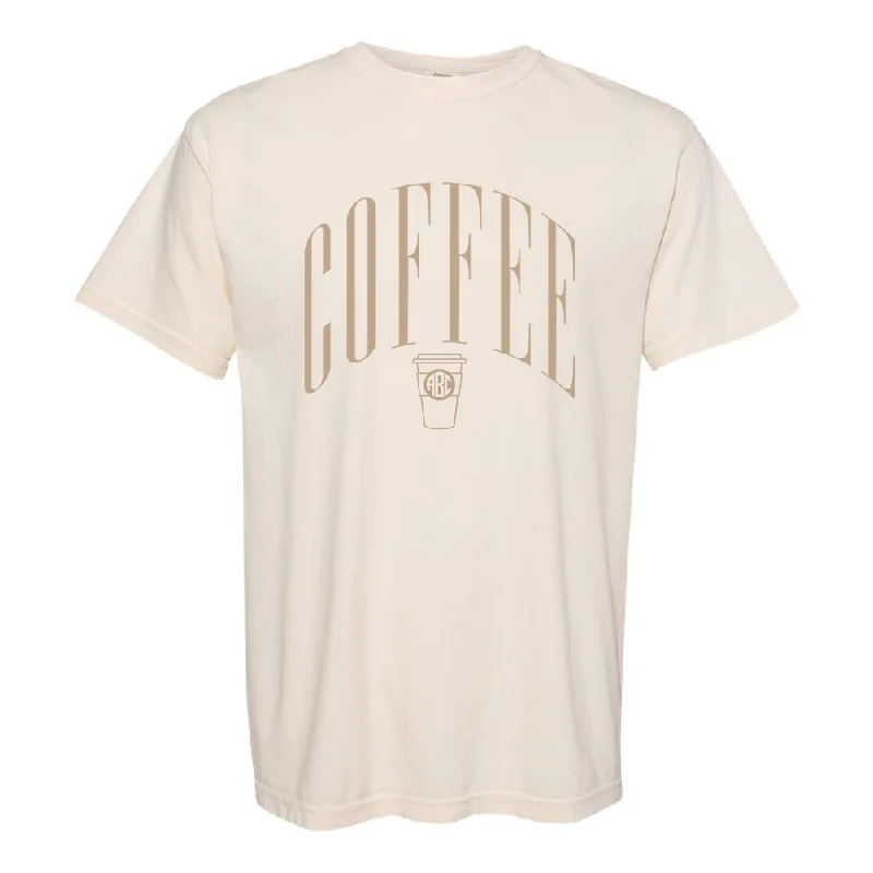 Monogrammed 'Coffee' T-Shirt