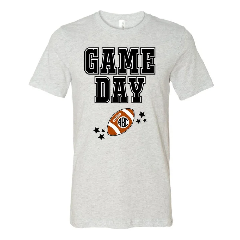 Monogrammed 'Game Day' Basic T-Shirt