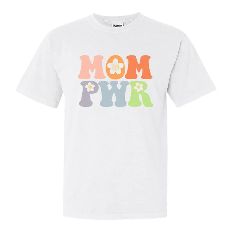 Monogrammed 'Mom Power' T-Shirt