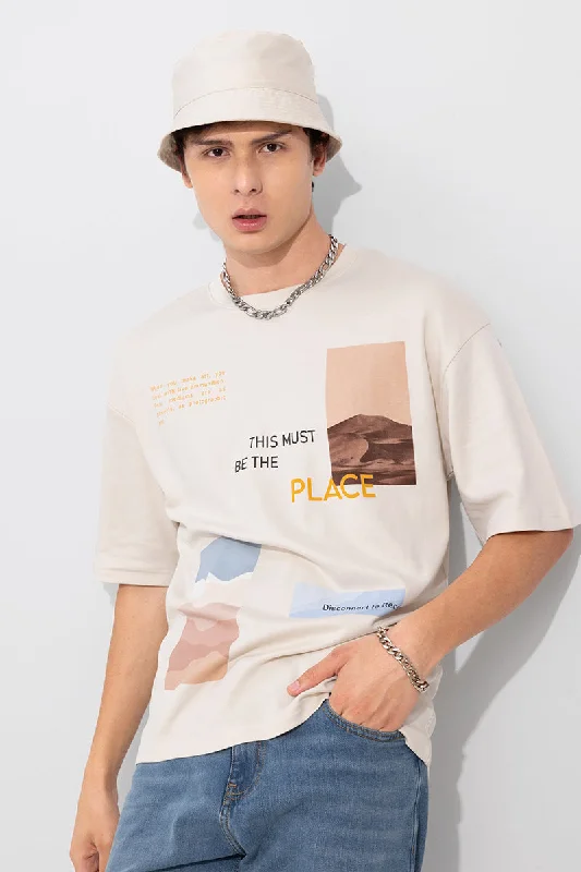 This Must Cream Oversized T-Shirt