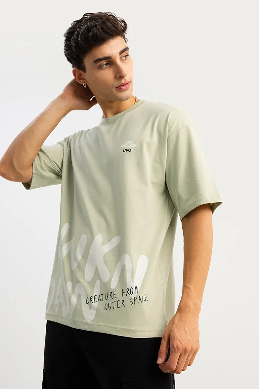 UFO Green Oversized T-Shirt