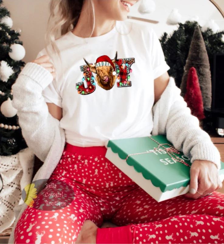 Yak Joy Western Christmas T-Shirt