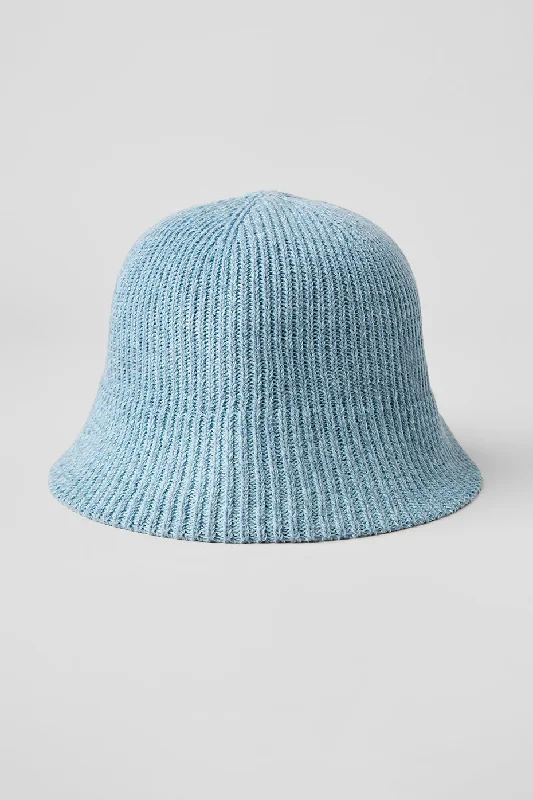 Denim Knit Cloche - Celestial Blue/Dark Celestial Blue