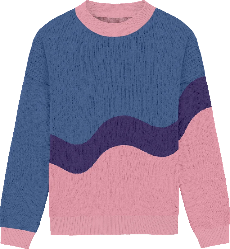 Bisexual Squiggle Knit Crewneck