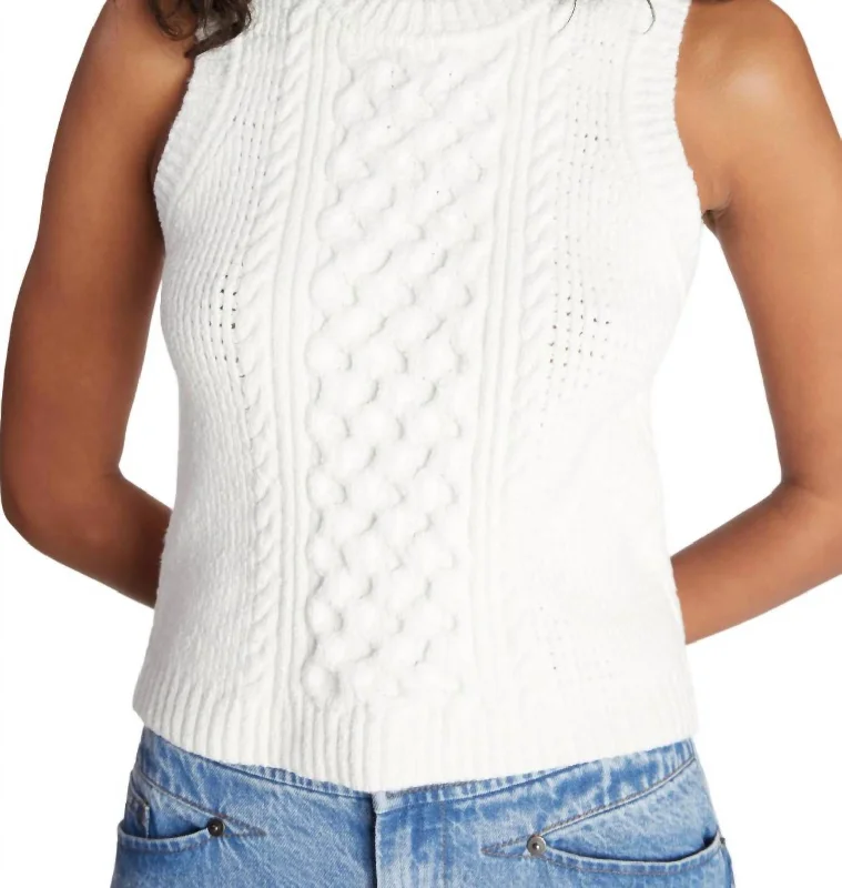 Heath Knit Top In Cream