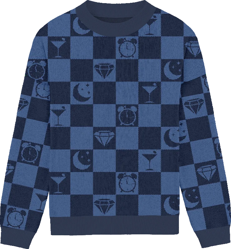 Midnights Checkered Knit Crewneck