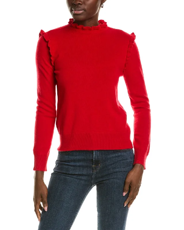 tyler böe Ruffle Cashmere Sweater