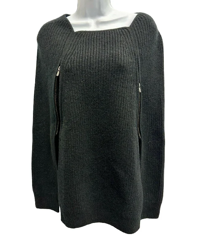 Women's Pure Cashmere Sweater In Black