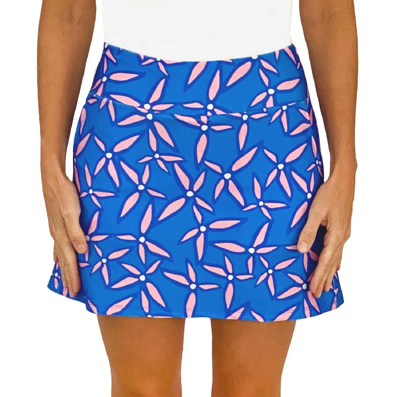 Ojai Pleated Skort In Star Flower Pink