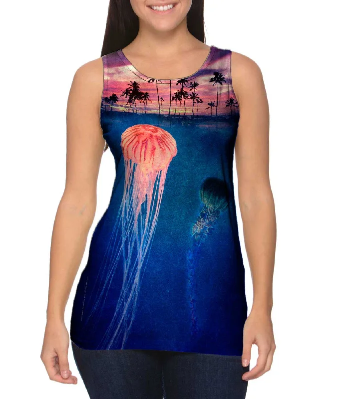 Jellyfish Sky Palm Tree