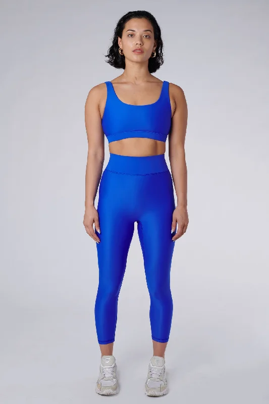 Cora Compression Leggings | Recycled Nylon | Lapis