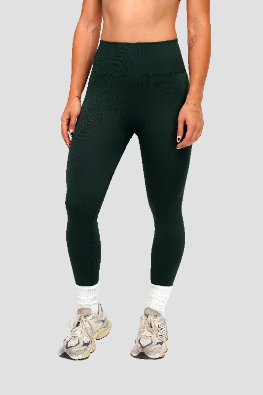 CORE SCRUNCH LEGGINGS -  FOREST GREEN