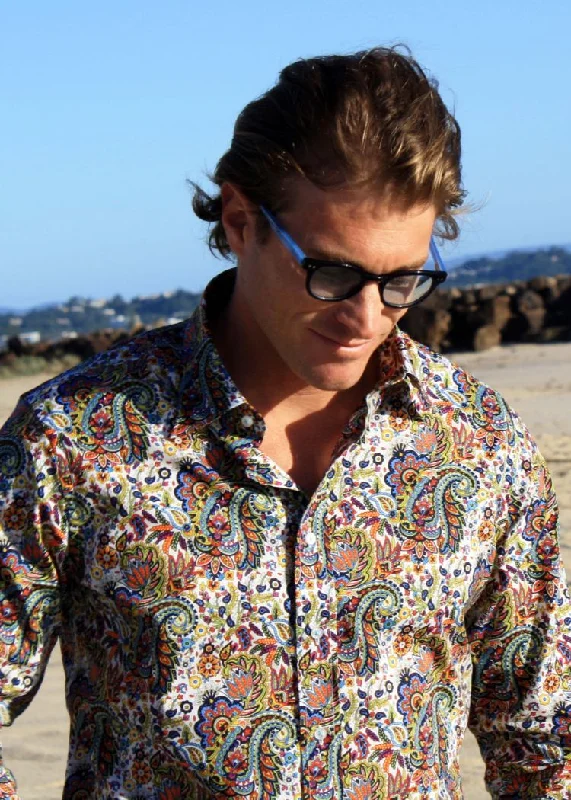 PEACOCK PAISLEY SHIRT