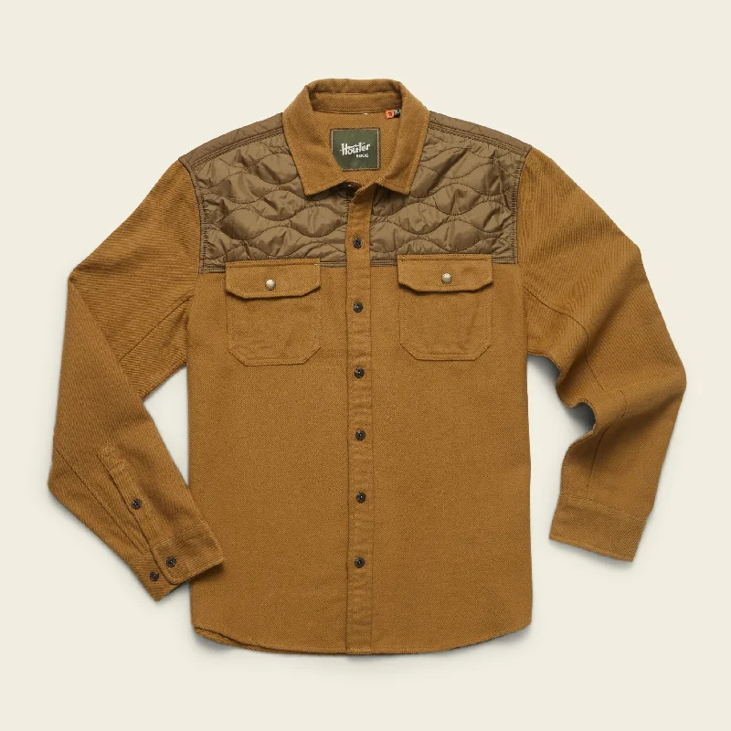 Quintana Quilted Flannel | Teak | Howler Bros