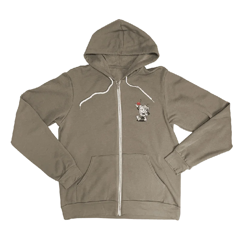 Heather Stone "Happy Old Fashioned" Zip Up Hoodie