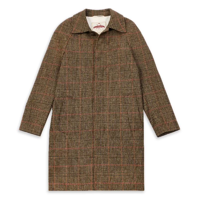 Gladstone Yorkshire Tweed Overcoat - Houndstooth